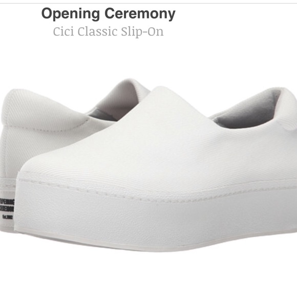 Opening Ceremony Shoes - Opening ceremony red classic slip ons